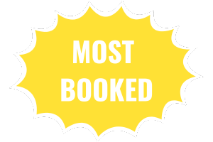 Most Booked Pow Badge