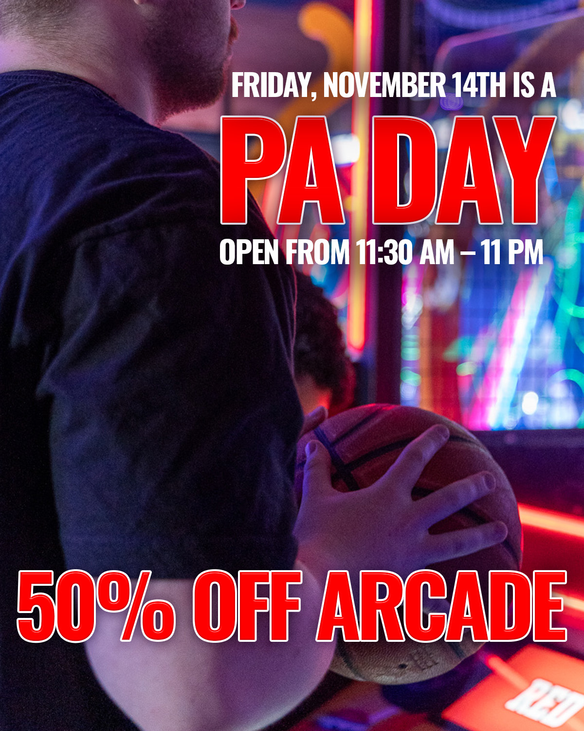 7 PA Day Promo - Pricing & Promos - Zap Zone Family Fun Centre
