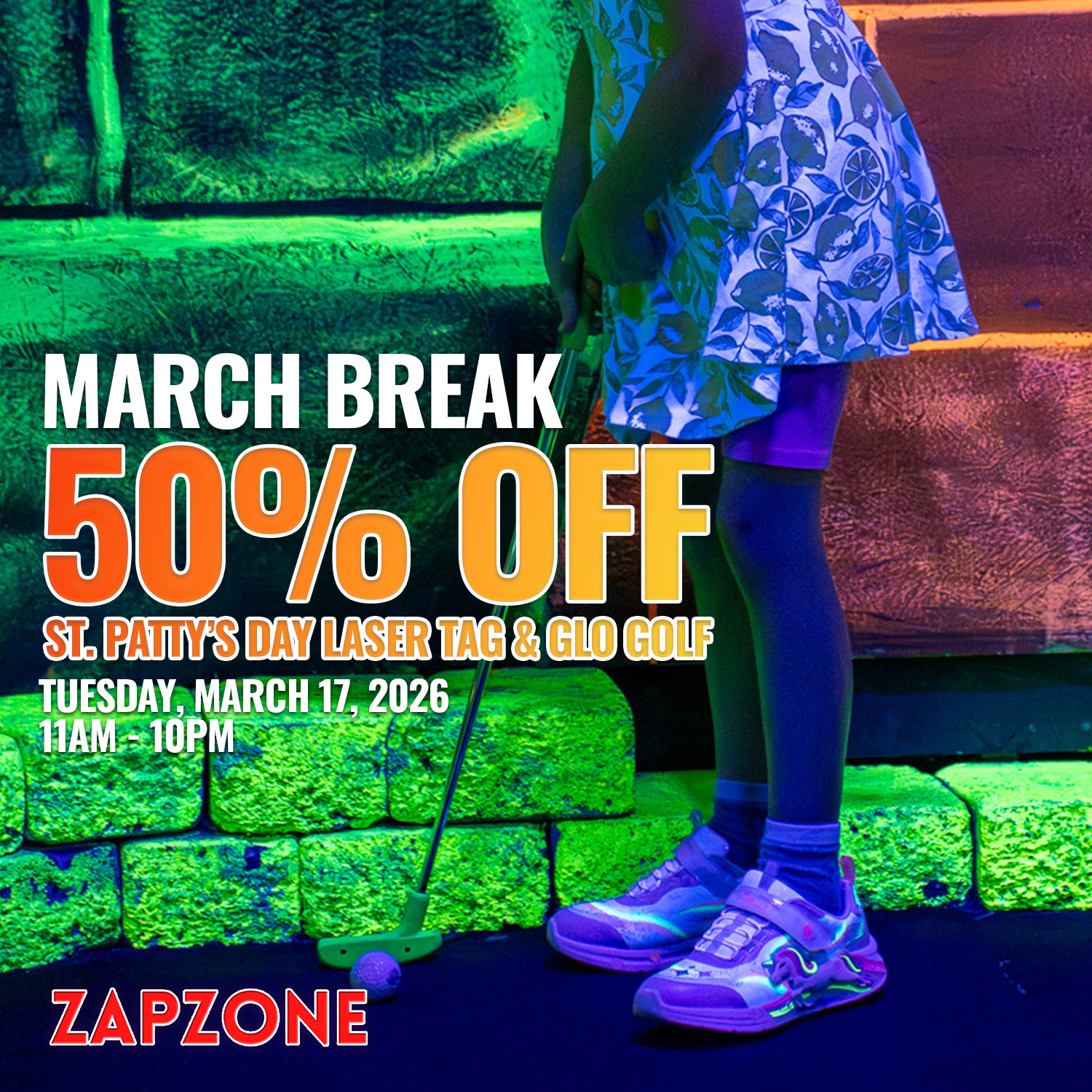 MARCH BREAK TUESDAY - March Break Activities - Zap Zone Family Fun Centre