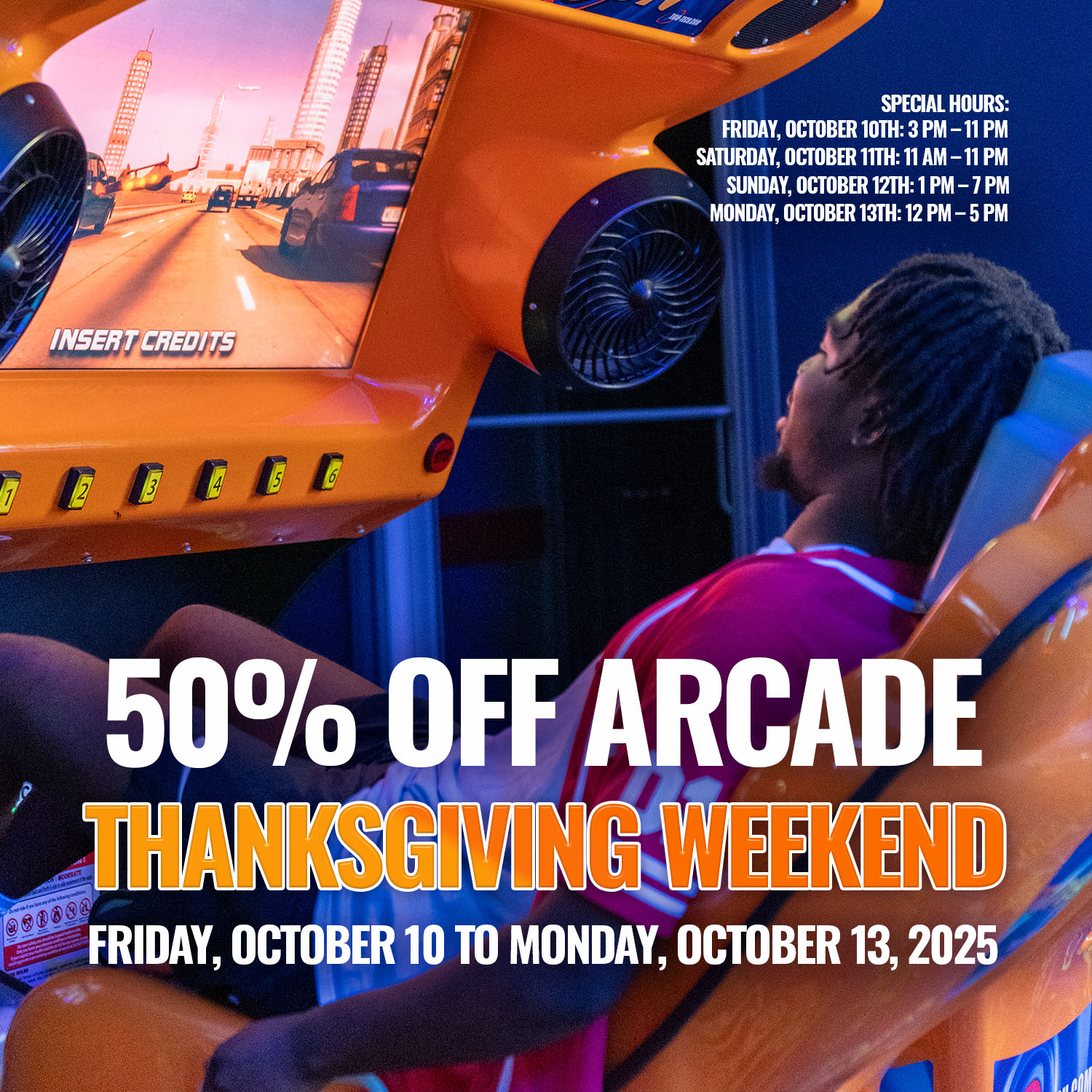 Thanksgiving - Thanksgiving Specials - Zap Zone Family Fun Centre