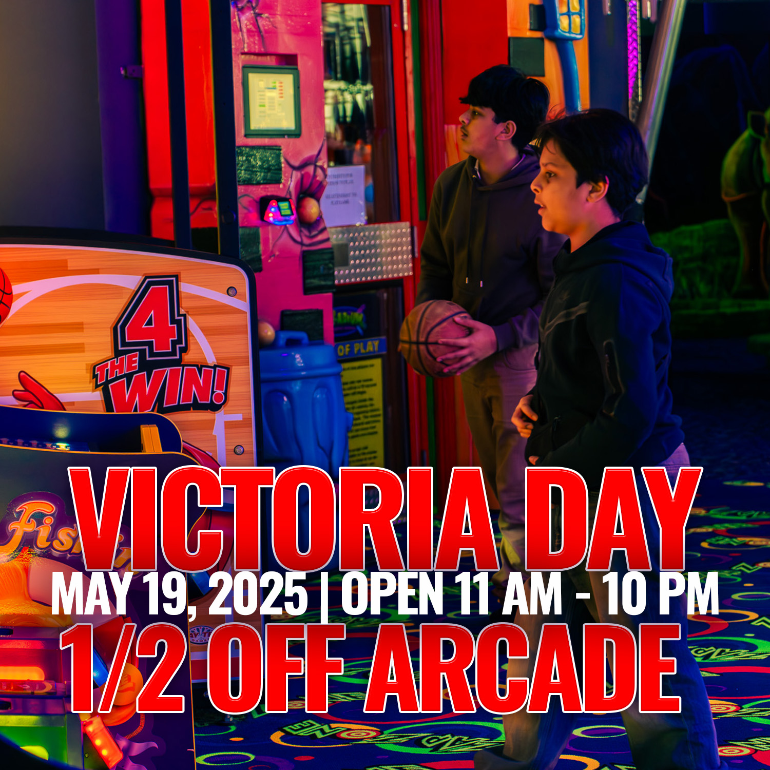 Victoria Day - Victoria Day Specials - Zap Zone Family Fun Centre