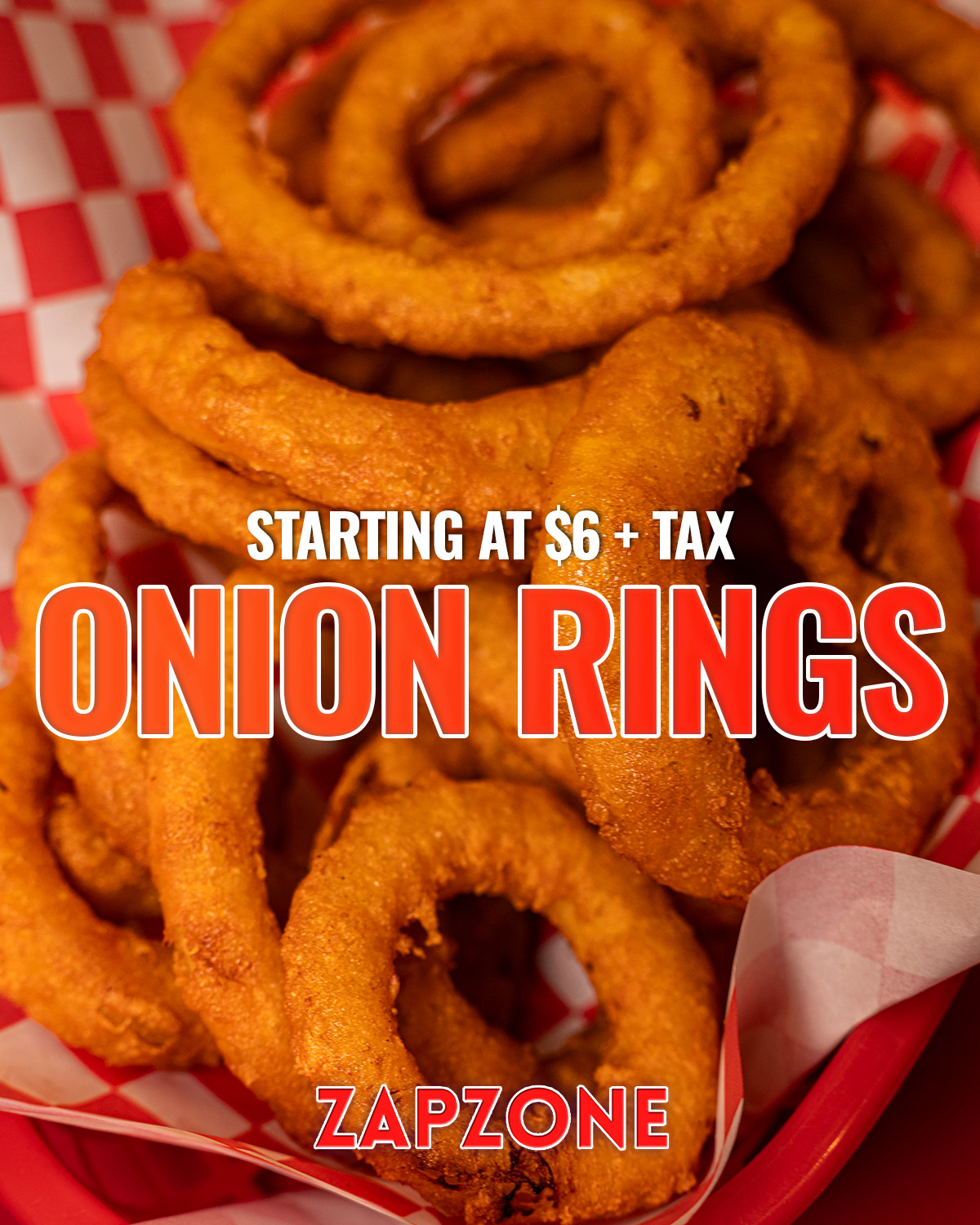 2 Onion Rings 1 - Pricing & Promos - Zap Zone Family Fun Centre